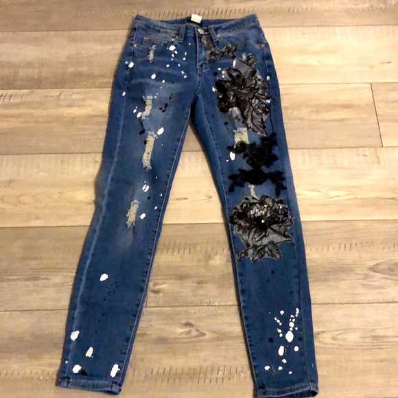 😎 embellished skinny jeans 👖 - Picture 8 of 15